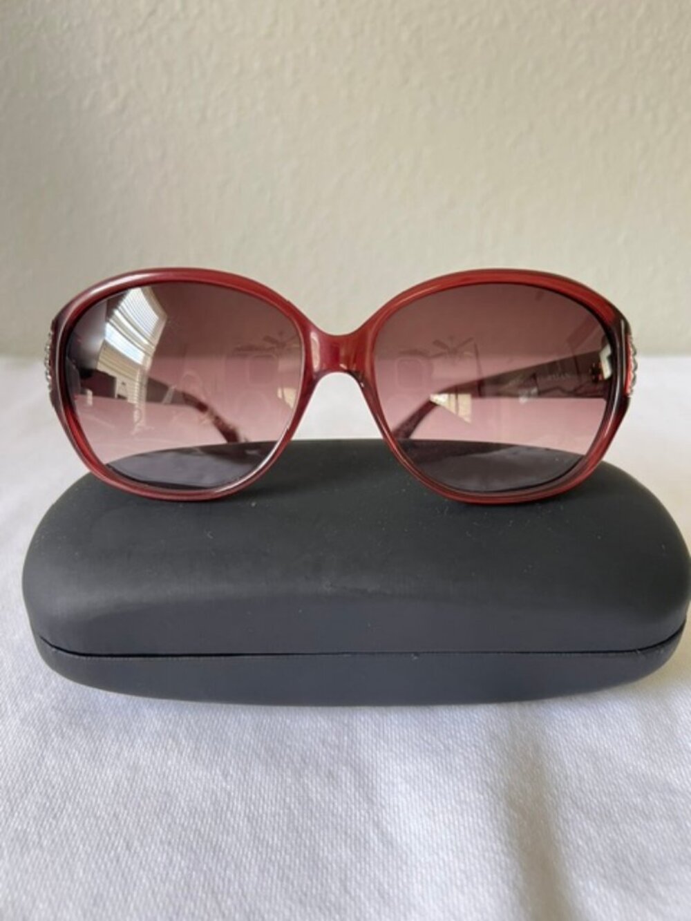 DAVID YURMAN GARNET FRAME WOMANS SUNGLASSES DY075-06
